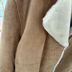 vintage shearling coat